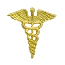 Caduceus Lapel Pins