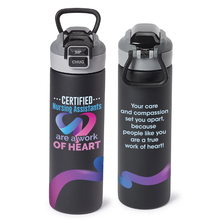 Certified Nursing Assistants Are a Work of Heart Sip n' Chug Stainless-Steel Bottle