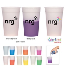 Color Changing 16 oz. Stadium Cups with Custom Printing