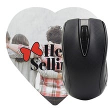 Promotional Computer Heart Mouse Pads
