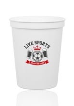 Custom 16 oz. Plastic Stadium Cups