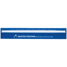 Custom Plastic 12" Ruler with Magnifying Glass
