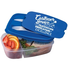 Customer Service 2-Section Meal Container
