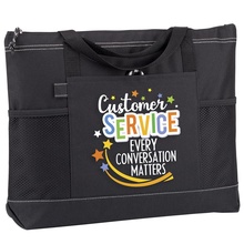 Customer Service Multi-Pocket Tote Bag Gift