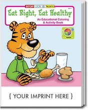 Eat Right, Eat Healthy Coloring Book