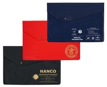 Economy Logo File Folders with Snap Closure