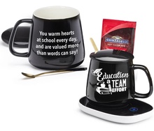Education Team Mug & Warmer with Hot Chocolate Gift Set