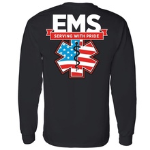 EMS Serving with Pride Long Sleeve Personalized T-Shirt
