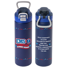 EMS: Always Here, Always Ready Sip n' Chug Stainless-Steel Bottle