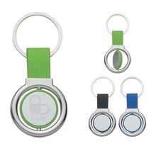 Engraved Round Metal Spinner Key Tags