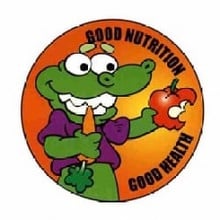 Good Nutrition, Good Health Stickers