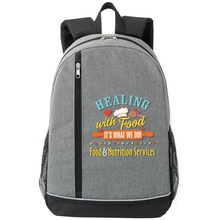 Healing With Food: It's What We Do! Backpack