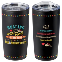 Healing With Food: It's What We Do! Stainless Steel Tumbler