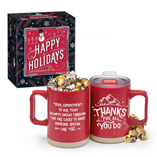 Thanks for All You Do Sonoma Campfire Mug With S'mores Popcorn in Holiday Gift Box