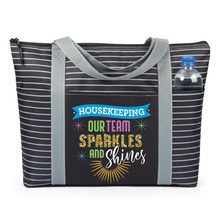 Housekeeping Striped Tote Bag Gift