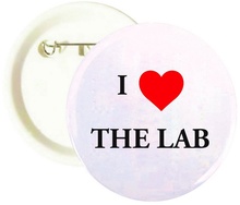 I Love The Lab Buttons
