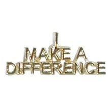 I Make A Difference Lapel Pin