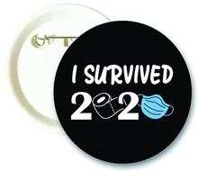 I Survived 2020 Buttons