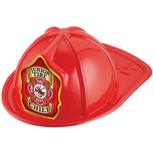 Junior Fire Chief Red Plastic Hats