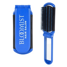 Imprinted Kwik-Fix Folding Brush with Mirror