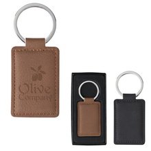 Custom Leatherette Executive Key Tag