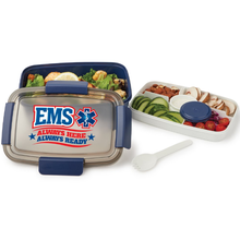 EMS: Always Here, Always Ready Locking Stacker Food Container