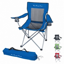 Mesh Folding Chair with Carrying Bag