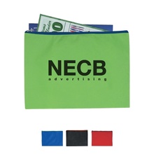 Custom Non-Woven Zippered Document Sleeve