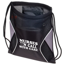 Nurses Mesh Drawstring Backpack