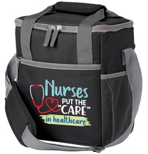 Nurses Put the "Care" in Healthcare Deluxe Cooler Bag