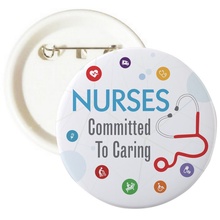 Nurses Committed To Caring Buttons
