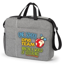 One School, One Team Laptop Briefcase Bag