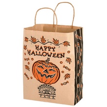 Imprinted Paper 10" x 5" x 13" Halloween Bags