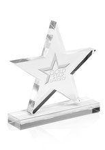 Personalized Star Glass Award