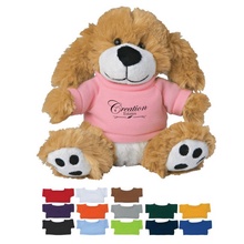 Plush Big Paw Dog with Shirt - 6"