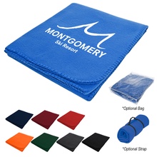 Promotional Fleece Travel Blanket