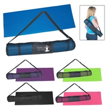 PVC Yoga Mat & Carrying Case with Logo Imprint