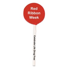 Red Ribbon Week Lollipops