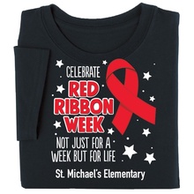 Red Ribbon Week Personalized Youth T-Shirts
