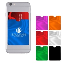 RFID Data Blocking Phone Card Sleeve with Imprint