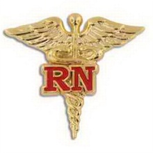 RN Caduceus Lapel Pin