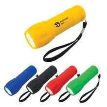 Rubberized Torch Light with Strap
