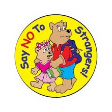 Say No To Strangers Stickers
