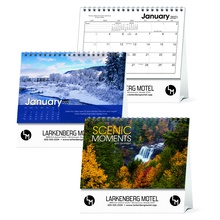 Scenic Moments 2024 Personalized Desk Calendars