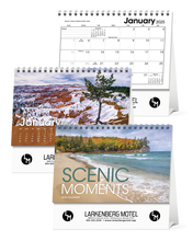 Scenic Moments 2025 Personalized Desk Calendars