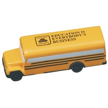 Custom Printed School Bus Stress Balls