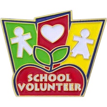 School Volunteer Lapel Pins