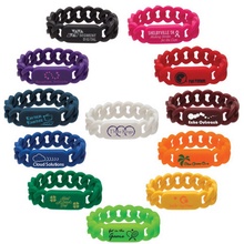 Customized Silicone Link Wristbands