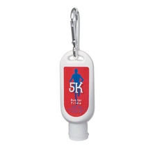 Custom SPF 30 Sunscreen with Carabiner - 1-1/2 oz.