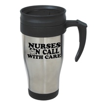 Stainless Steel Travel Mug Nurse Gift with Slogan